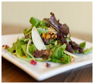 Plated salad